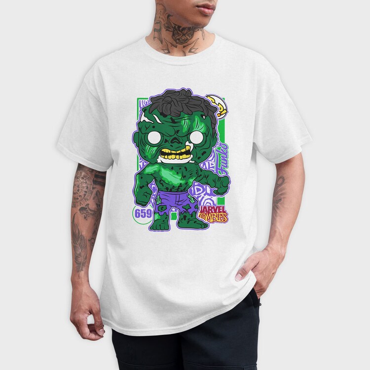 Funko Marvel Zombies hulk, Tricou Barbati (Unisex)