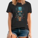Skull Flames, Tricou Barbati (Unisex)