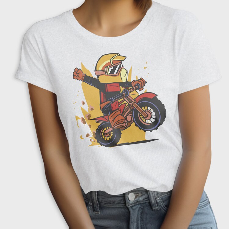Dirt Bike Cartoon, Tricou Femei