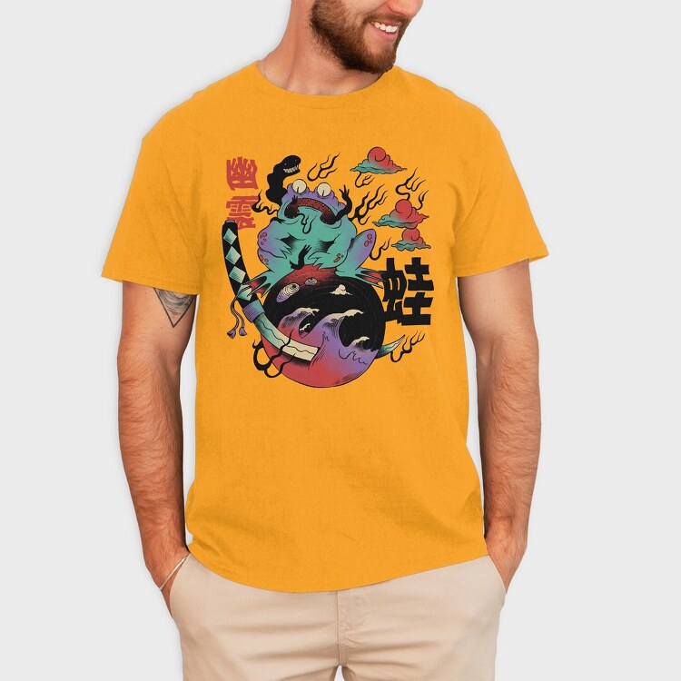 Psychedelic Japanese 02, Tricou Barbati (Unisex)