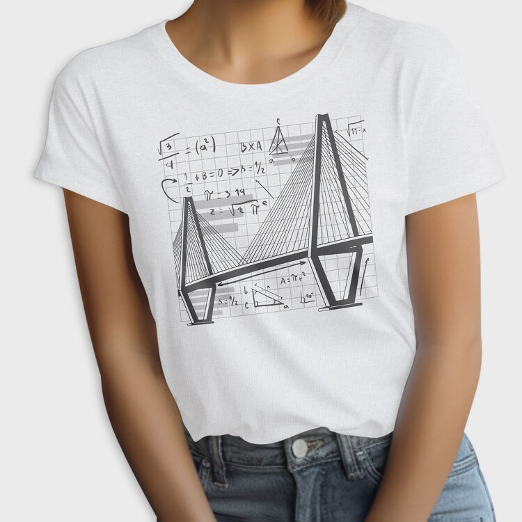 Math Bridgegrid, Tricou Femei