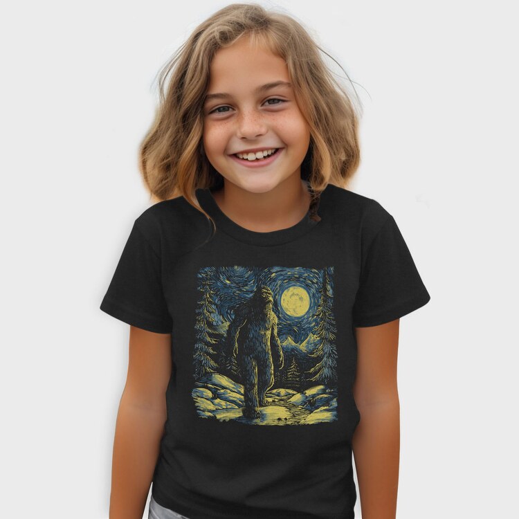 Starry Night Bigfoot, Tricou Copii