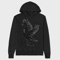 Ink Crow, Hanorac Oversize Barbati (Unisex)