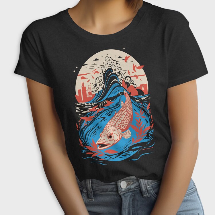 Fish Japanese, Tricou Femei