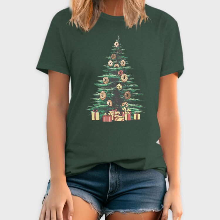 Christmas Tree Donuts, Tricou Barbati (Unisex)