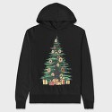 Christmas Tree Donuts, Hanorac Oversize Barbati (Unisex)