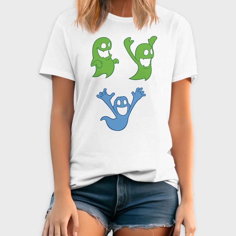 Goob Greenie Ghost, Tricou Barbati (Unisex)