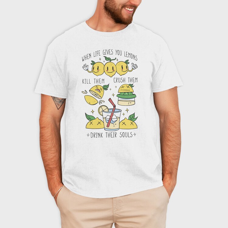 Lemons Life Joke, Tricou Barbati (Unisex)