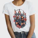 Doberman and Roses, Tricou Femei