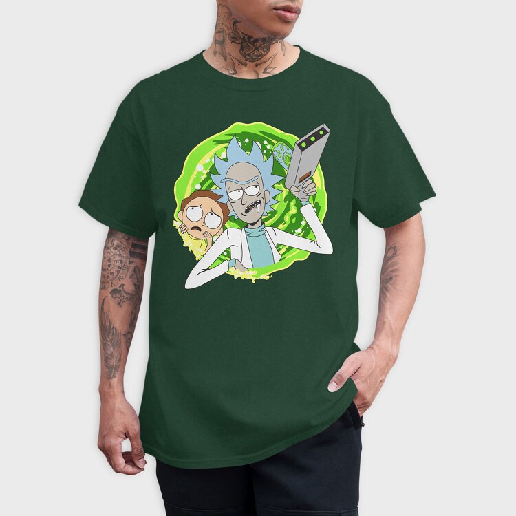 Rick and Morty 48, Tricou Barbati (Unisex)