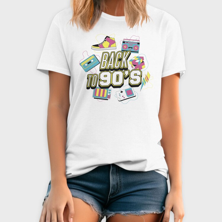 Back to 90 S, Tricou Barbati (Unisex)