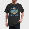 Bad Cat Flat Earth, Tricou Barbati (Unisex)