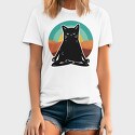 Yoga Cat 2, Tricou Barbati (Unisex)