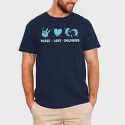 Heart Dolphin, Tricou Barbati (Unisex)