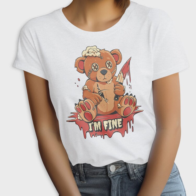 Halloween Teddy Bear 2, Tricou Femei