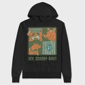 Hey Scooby Doo, Hanorac Oversize Barbati (Unisex)