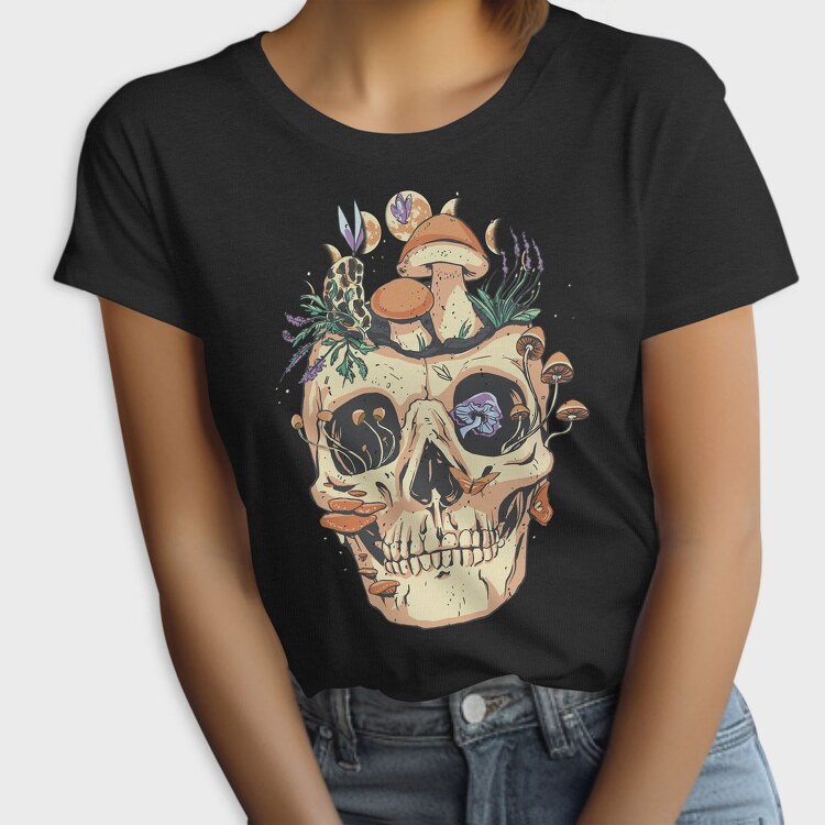 Skull Mushrooms Goblin, Tricou Femei