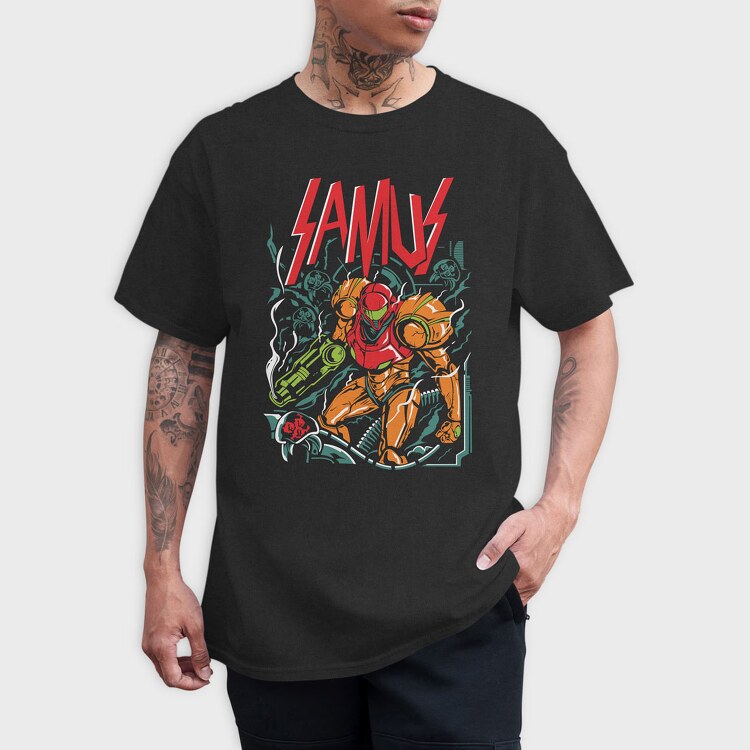 Samus (2), Tricou Barbati (Unisex)