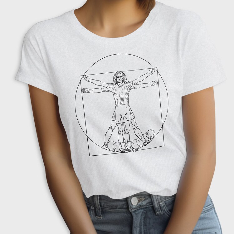 Vitruvian Man Football, Tricou Femei