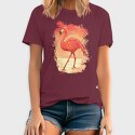 Flamingo Painting, Tricou Barbati (Unisex)
