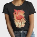 Flamingo Painting, Tricou Femei