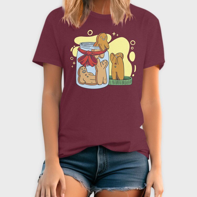 Ginger Cookie Escape Jar, Tricou Barbati (Unisex)