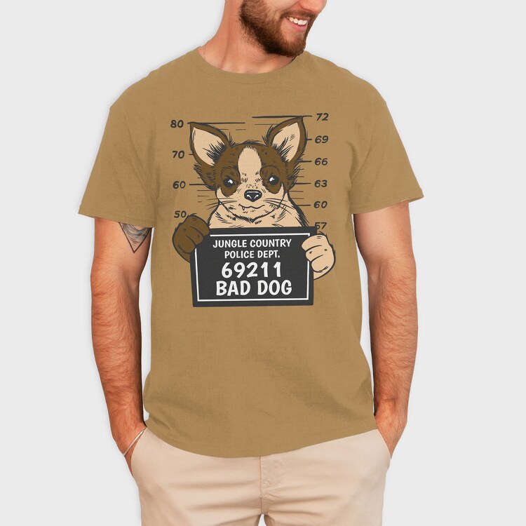 Bad Dog 2, Tricou Barbati (Unisex)