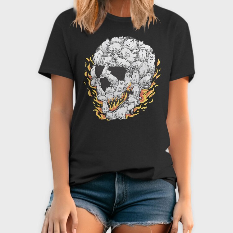 Skull of Cats, Tricou Barbati (Unisex)