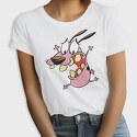 Cartoon Retro Courage the Cowardly Dog 3, Tricou Femei