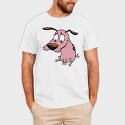 Cartoon Retro Courage the Cowardly Dog 4, Tricou Barbati (Unisex)