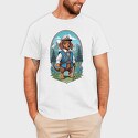 Hiking Dog, Tricou Barbati (Unisex)