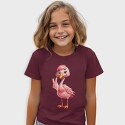 Flamingo Victory Sign, Tricou Copii