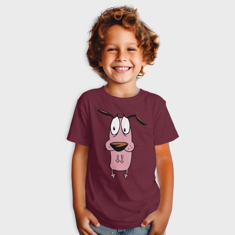Cartoon Retro Courage the Cowardly Dog 6, Tricou Copii