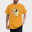 Cartoon Retro Cow and Chicken 3, Tricou Barbati (Unisex)