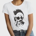 Skull Punk Mohawk, Tricou Femei