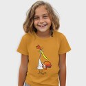 Cartoon Retro Cow and Chicken 5, Tricou Copii