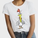Cartoon Retro Cow and Chicken 6, Tricou Femei
