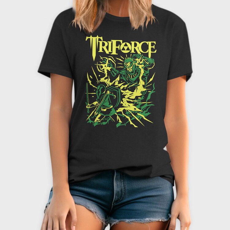 Triforce, Tricou Barbati (Unisex)