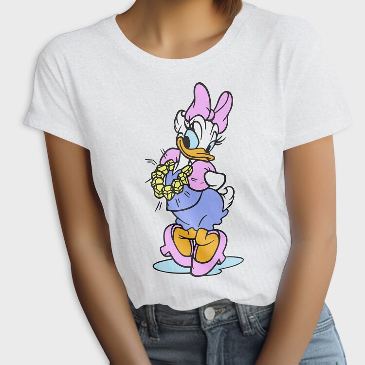 Cartoon Retro Daisy Duck 5, Tricou Femei