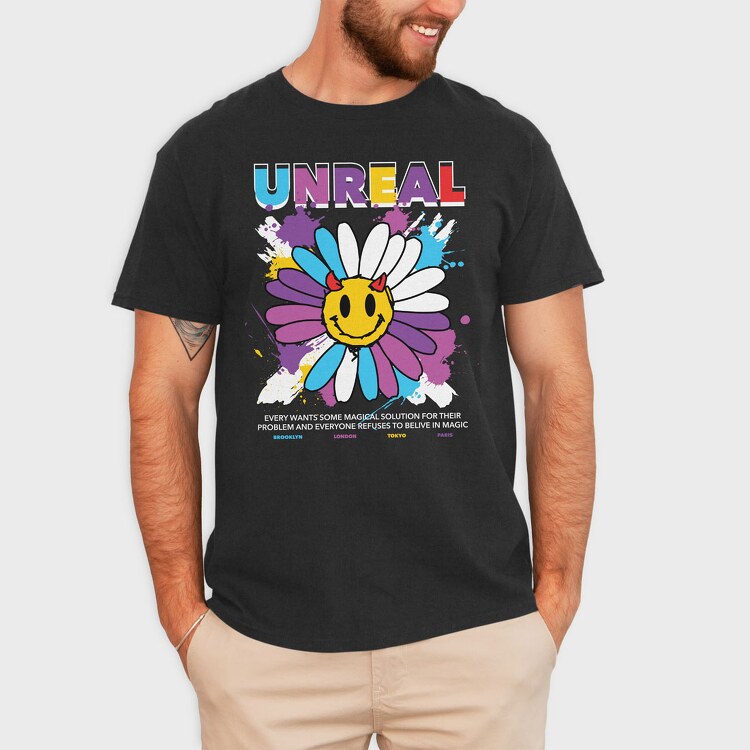 Unreal 1, Tricou Barbati (Unisex)