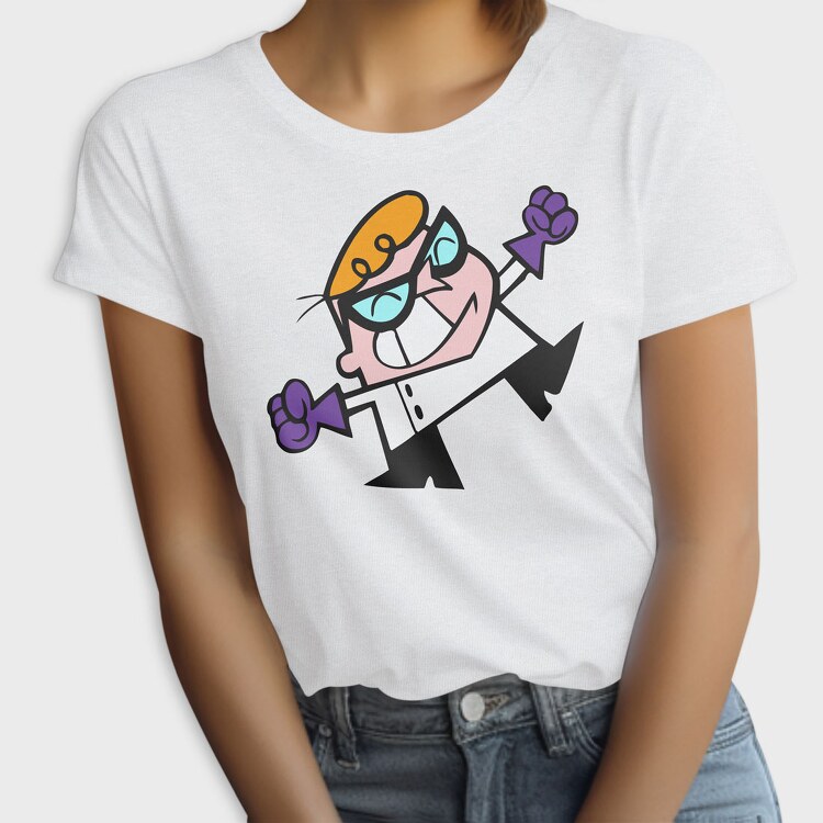 Cartoon Retro Dexter Laboratory 1, Tricou Femei