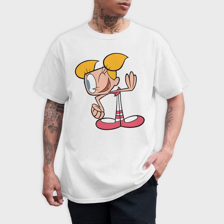 Cartoon Retro Dexter Laboratory 4, Tricou Barbati (Unisex)