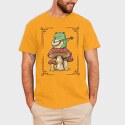 Banjo Frog on a Mushroom, Tricou Barbati (Unisex)
