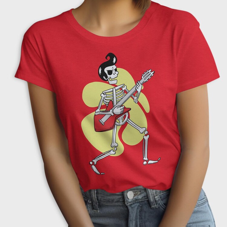 Guitar Skeleton, Tricou Femei