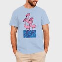 Flamingo Trio, Tricou Barbati (Unisex)