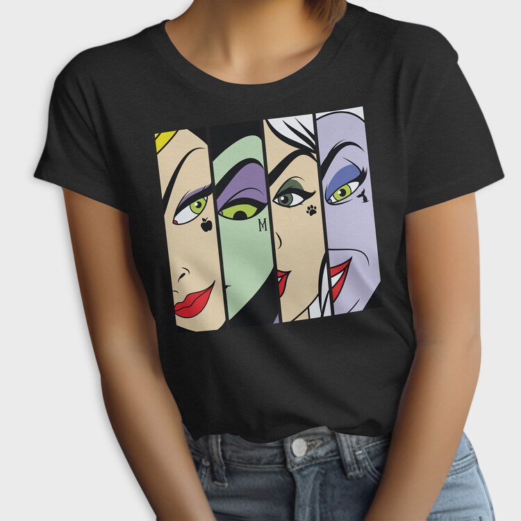 Villanas Disney Faces, Tricou Femei