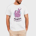 Fluffy Cat, Tricou Barbati (Unisex)