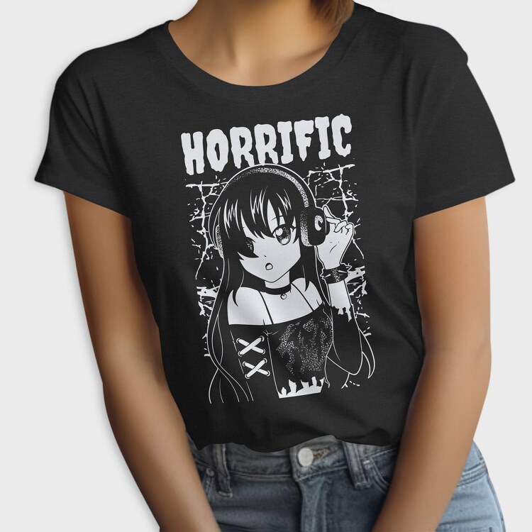Horrific Dark Anime Girl, Tricou Femei