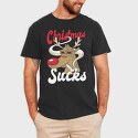 Reindeer Smoking, Tricou Barbati (Unisex)
