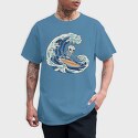 Skull Surfing, Tricou Barbati (Unisex)
